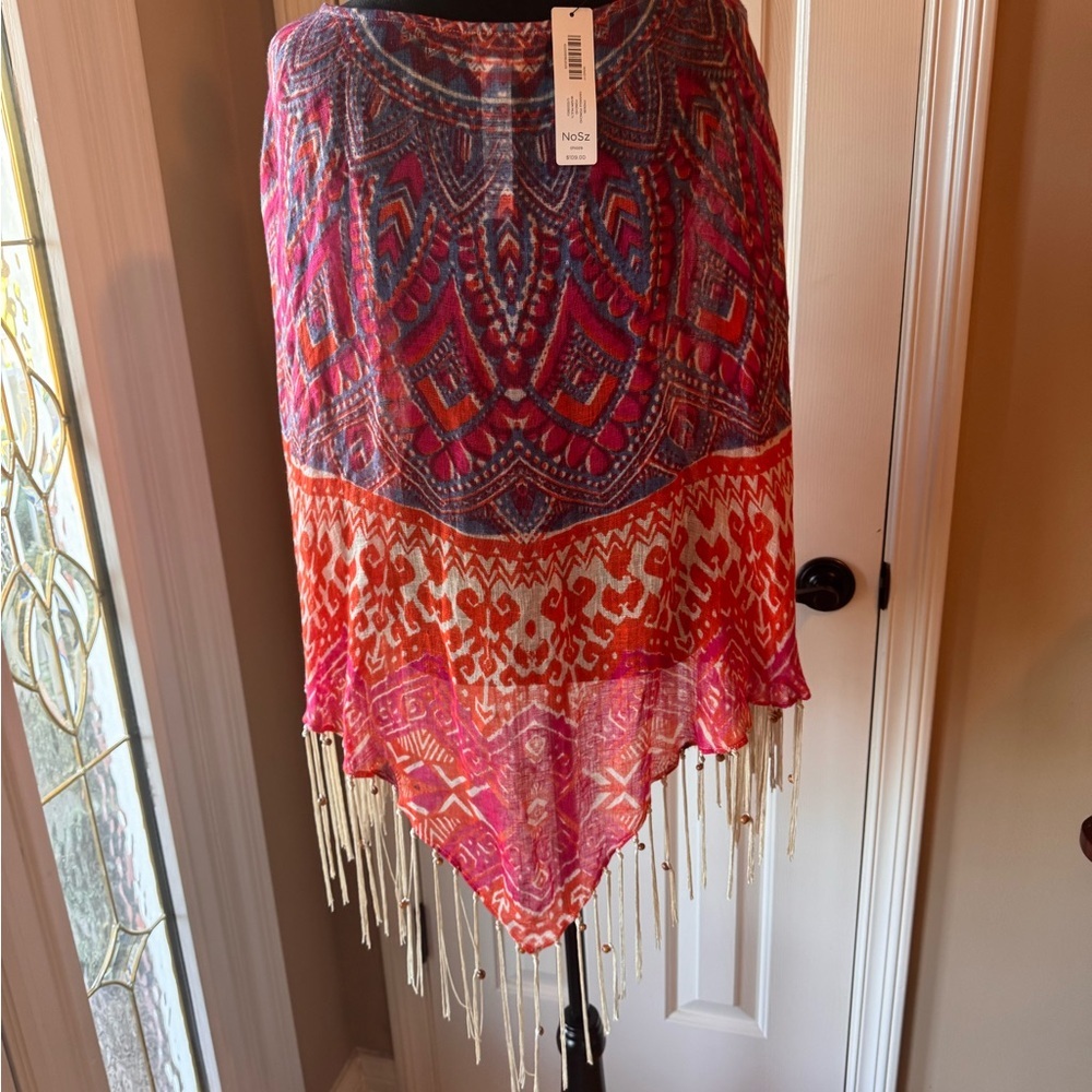 Chico's Phoebe Triangle Multicolor Patterned 100%… - image 6